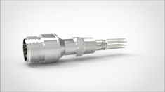 FA14251-02 Термопара типа K на фланце 1/2 NPT, 5 пар, диаметр штырька 0.062, материал штырька хромель-алюмель, материал корпуса нержавеющая сталь ,без ответной чаcти - фото 10664