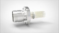FA20895-02 Термопара типа K на фланце CF2.75(CF40), 10 пар, диаметр штырька 0.062, материал штырька хромель-алюмель, материал корпуса нержавеющая сталь ,без ответной чаcти 034101401000628 - фото 10701