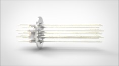 FA12692-03 Ввод вакуумный электрический 12 штырьковый на фланце KF50, 5 кВ, 16,5 А, диаметр штырька 0,094'', материал штырьков никель, материал корпуса нержавеющая сталь 035120250516500948 - фото 10847