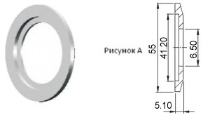 Фланец KF40 (NW40) с отверстием под трубу 1/4 дюйма, нержавеющая сталь 304L 02020149400258 - фото 8344