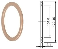 Кольцо медное CF100 (CF6")