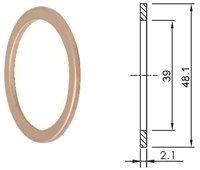 Кольцо медное CF35/40 (CF2,75")